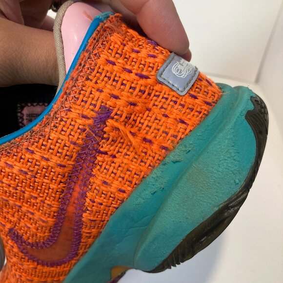 Nike Lebron XX 20 Orange Sneakers, Size 6Y DQ8651-800 - Picture 12 of 16